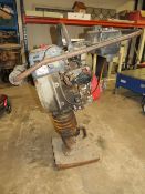 A BOMAG WACKER PLATE WITH HONDA ENGINE