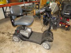 A KYMCO FORU MOBILITY SCOOTER WITH CHARGER - NO KEYS