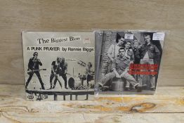 SKINHEAD MOONSTOMP SYMARIP LP RECORD ON TROJAN LABEL, TOGETHER WITH SEX PISTOLS A PUNK PRAYER BY