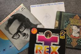 TWO CASES OF LP RECORDS TO INCLUDE SIOUXSIE & THE BANSHEES, THE DOORS, THE BEATLES & ELTON JOHN ETC