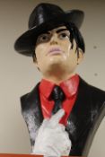 A MICHAEL JACKSON SHOP DISPLAY / ADVERTISING BUST