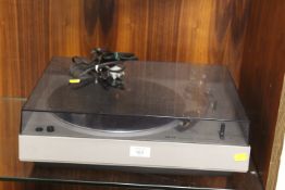 AN AKAI TURNTABLE