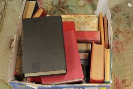 A TRAY OF VINTAGE BOOKS ETC.