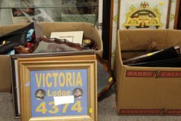 A LARGE SELECTION OF ROAB COLLECTABLES AND EPHEMERA TO INCLUDE GAVELS, POSTERS, PICTURES AND