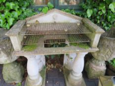 AN UNUSUAL GARDEN ARCHITECTURAL STYLE BARBECUE!, H 110 cm, W 93 cm