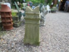 A CROWN TOP CHIMNEY POT