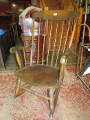 AN AMERICAN STYLE ROCKING CHAIR