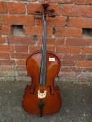 A STENTOR STUDENT II CELLO IN CARRY CASE A/F