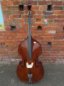 A ¼ DOUBLE BASS WITH CARRY CASE