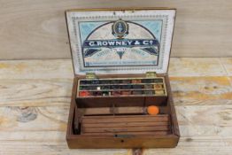 A G ROWNEY & CO ARTISTS COLORMEN TRAVELLING ARTIST SET