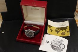 VINTAGE OMEGA SEAMASTER F300 CHRONOMETRE GENTS WRIST WATCH WITH BOX AND PAPERS