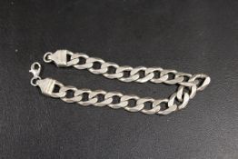 MENS HEAVY HALLMARKED SILVER BRACELET