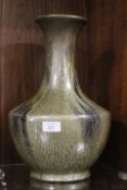 A LARGE STUDIO POTTERY VASE
