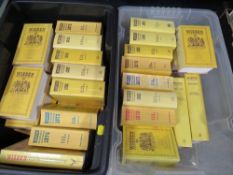 TWO TRAYS OF WISDEN CRICKETERS ALMANAC