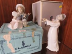 TWO BOXED LLADRO FIGURINES