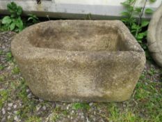 A STONE TROUGH