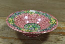 A VINTAGE MALING DECORATIVE DISH