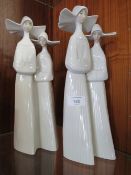 TWO LLADRO FIGURINES OF NUNS