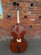 A ¼ DOUBLE BASS WITH CARRY CASE