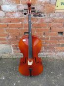 A CELLO IN CARRY CASE A/F