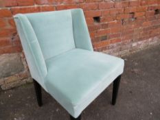 A MODERN BEDROOM / OCCASIONAL CHAIR BY 'THE LOVING CHAIR COMPANY'