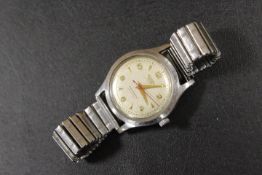 GENTS VINTAGE RODANIA DELUXE 25 JEWELS AUTOMATIC INCASTER WRIST WATCH