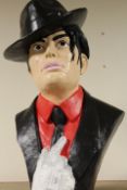 A MICHAEL JACKSON SHOP DISPLAY / ADVERTISING BUST