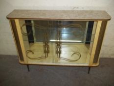 A VINTAGE CHINA DISPLAY CABINET