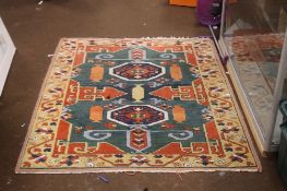 A VINTAGE WOOLEN RUG