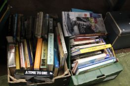 TWO TRAYS OF MISCELLANEOUS BOOKS