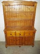 A SOLID PINE WELSH DRESSER