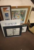 A QUANTITY OF ASSORTED PICTURES AND PRINTS