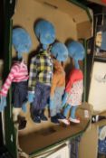 FOUR ARGOS ADVERTISING CHAD VALLEY ALIEN DOLLS