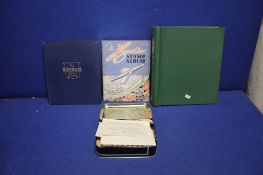 A QUANTITY OF STAMPS IN ALBUMS