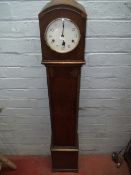 AN OAK GRAND DAUGHTER CLOCK