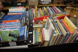 THREE TRAYS OF MAINLY CHILDRENS BOOKS