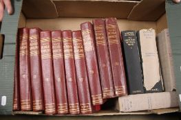 A TRAY OF BOOKS TO INCLUDE 4 VOLUMES OF THE SECOND WORLD WAR BY WINSTON CHURCHILL