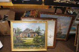 A QUANTITTY OF ASSORTED PICTURES AND PRINTS