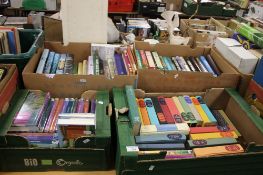 FOUR TRAYS OF MISCELLANEOUS BOOKS