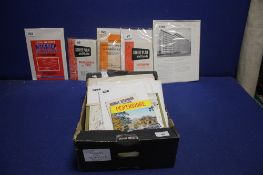 A BOX OF ASSORTED EHEMERA