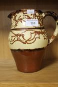 A SLIPWARE JUG