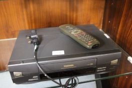 A TOSHIBA VIDEO PLAYER AND REMOTE