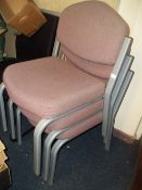 THREEOFFICE WAITING ROOM CHAIRS