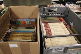 TWO BOXES OF FOLIO BOOKS