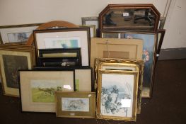 A QUANTITY OF ASSORTED PICTURES AND PRINTS