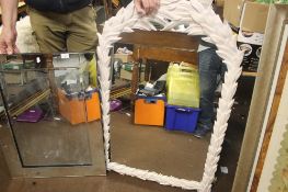 TWO MODERN MIRRORS THE LARGEST 110 CM