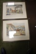 A PAIR OF JOHN HARRIS ENGRAVINGS