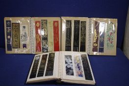 THREE ALBUMS OF BOOKMARKS