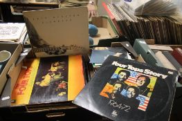 TWENTY FIVE LP RECORDS TO INCLUDE ERIC CLAPTON, ROD STEWART, FOUR TO;PS ETC