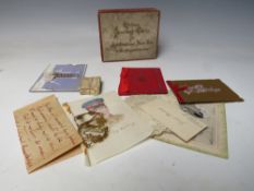 A SMALL COLLECTION OF THE WAR POET 'WILFRED OWEN' MEMORABILIA